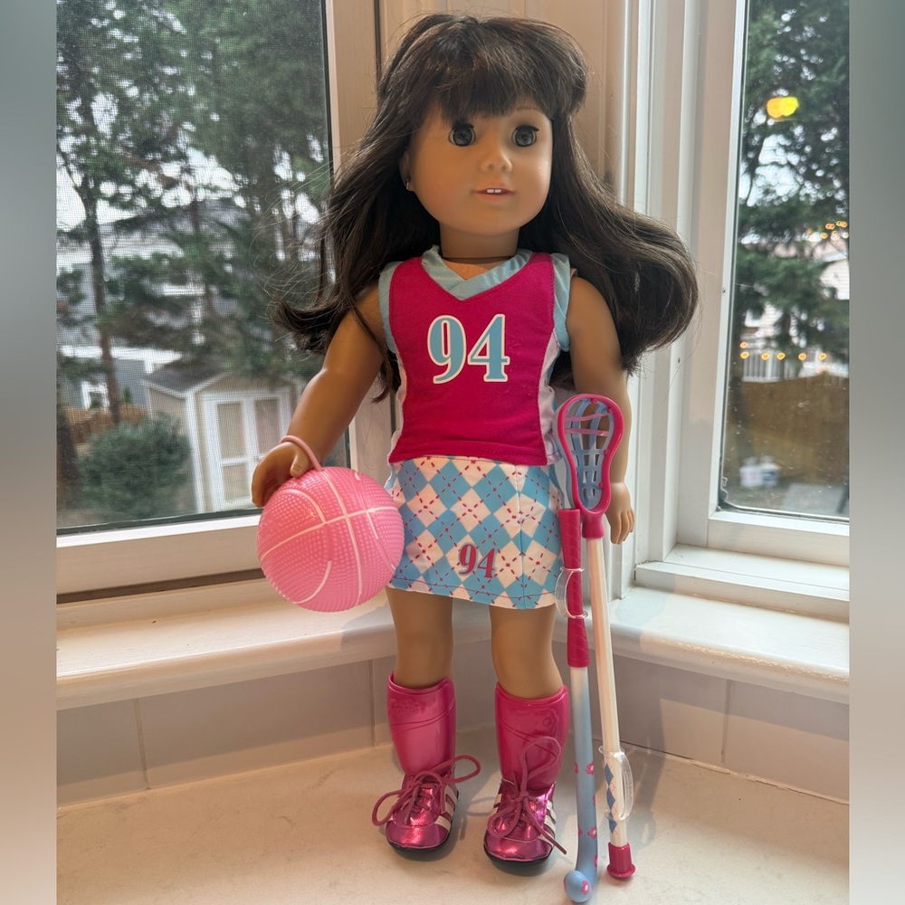 American Girl doll Sport set